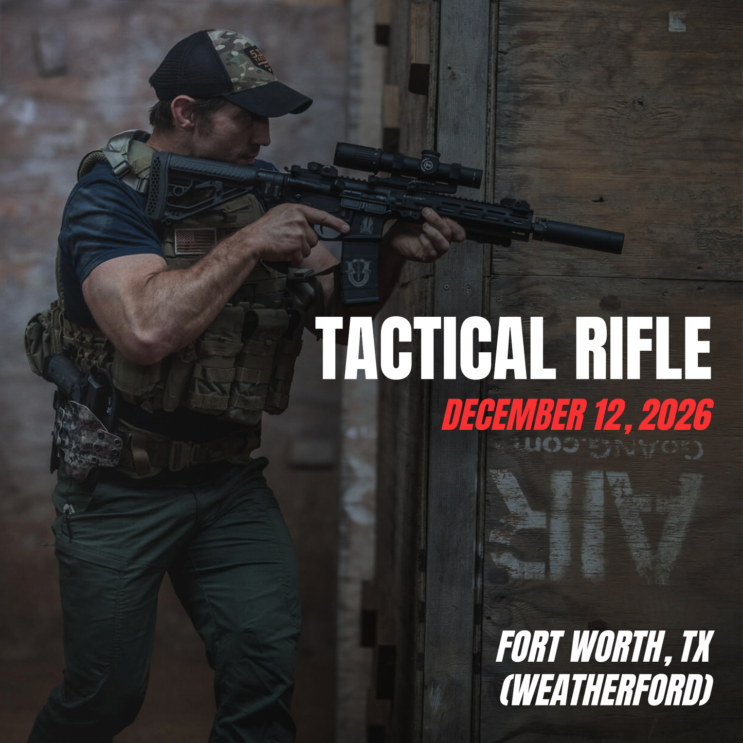 Dallas- Fort Worth, TX (Weatherford) - Tactical Rifle (December 12, 2026)