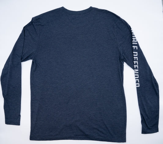 Noble Defender Blue Long Sleeve T-Shirt