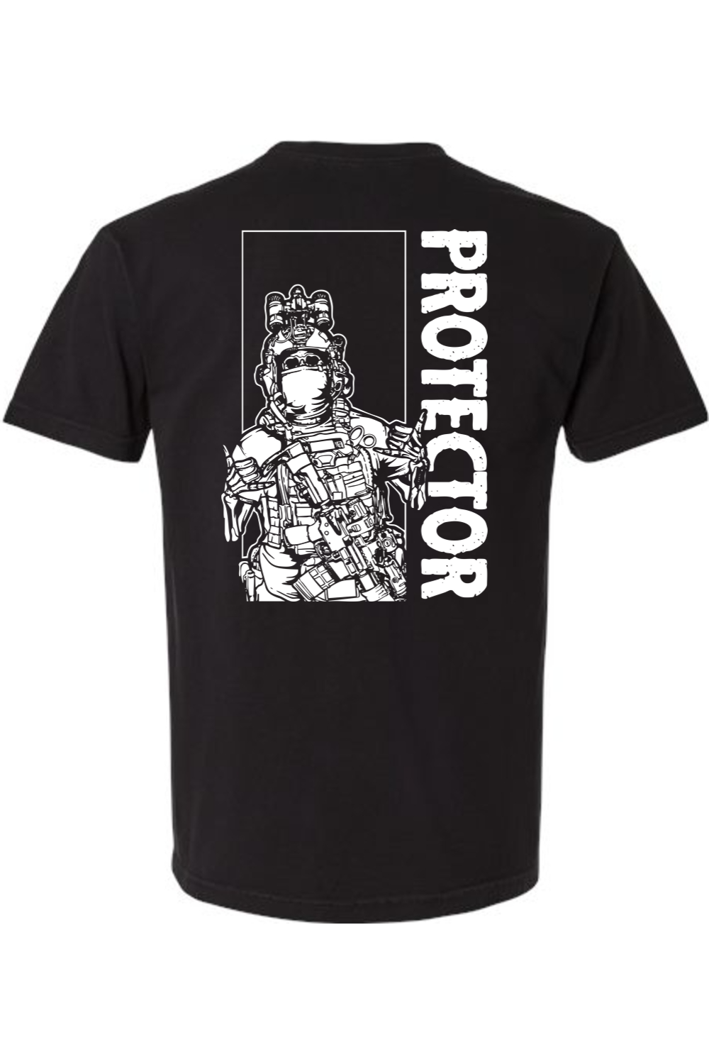 SxR Protector Heavyweight Cotton Tee - Bones of a Warrior