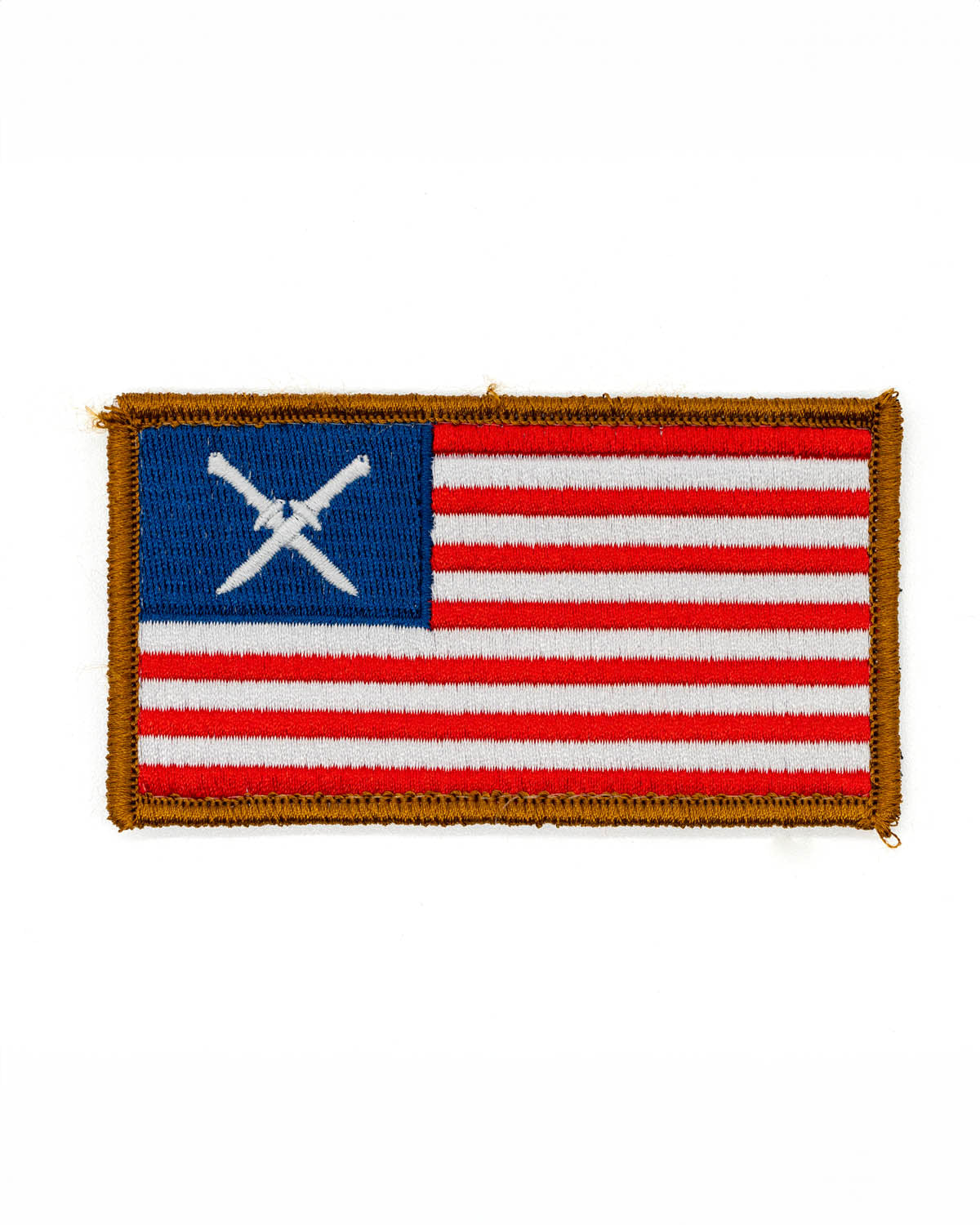 American Flag Crossed Knives Patch