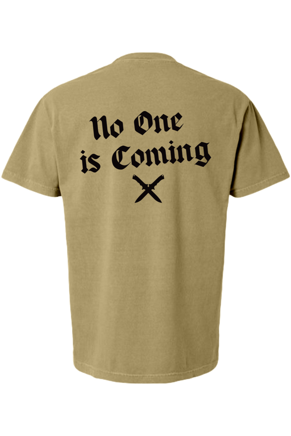 No One is Coming Heavyweight Cotton Tee