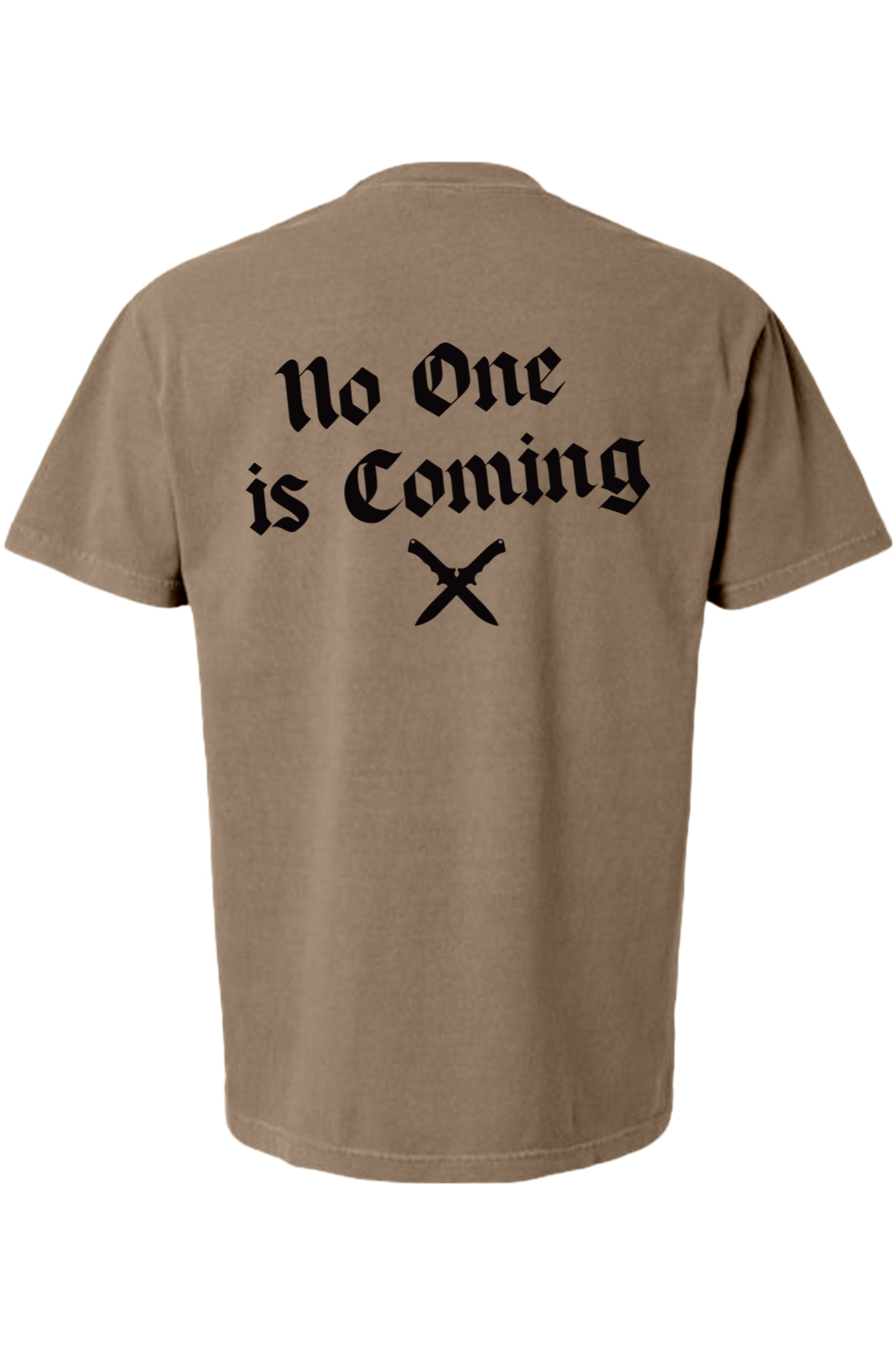 No One is Coming Heavyweight Cotton Tee
