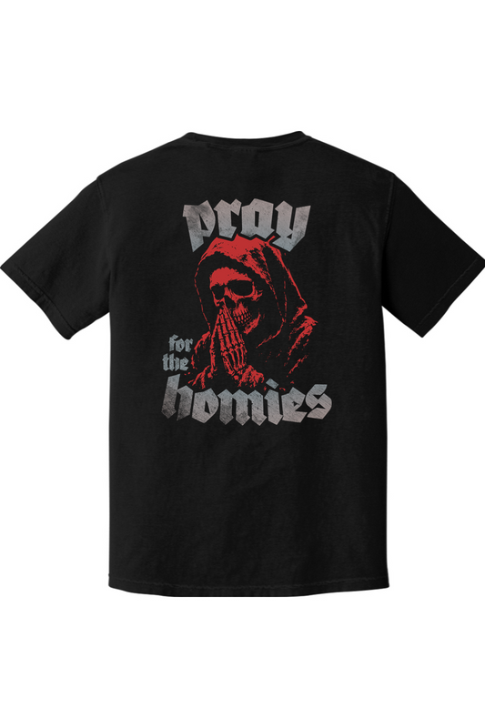Pray for the Homies Heavyweight T-Shirt