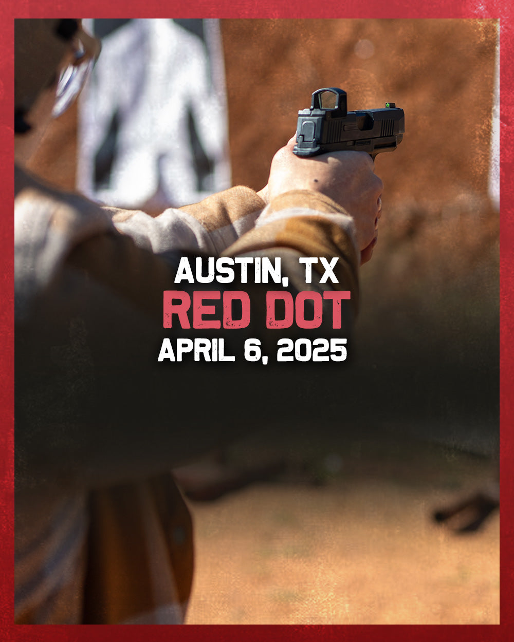 AUSTIN, TX (Burnet) - Pistol Red Dot (April 6, 2025)