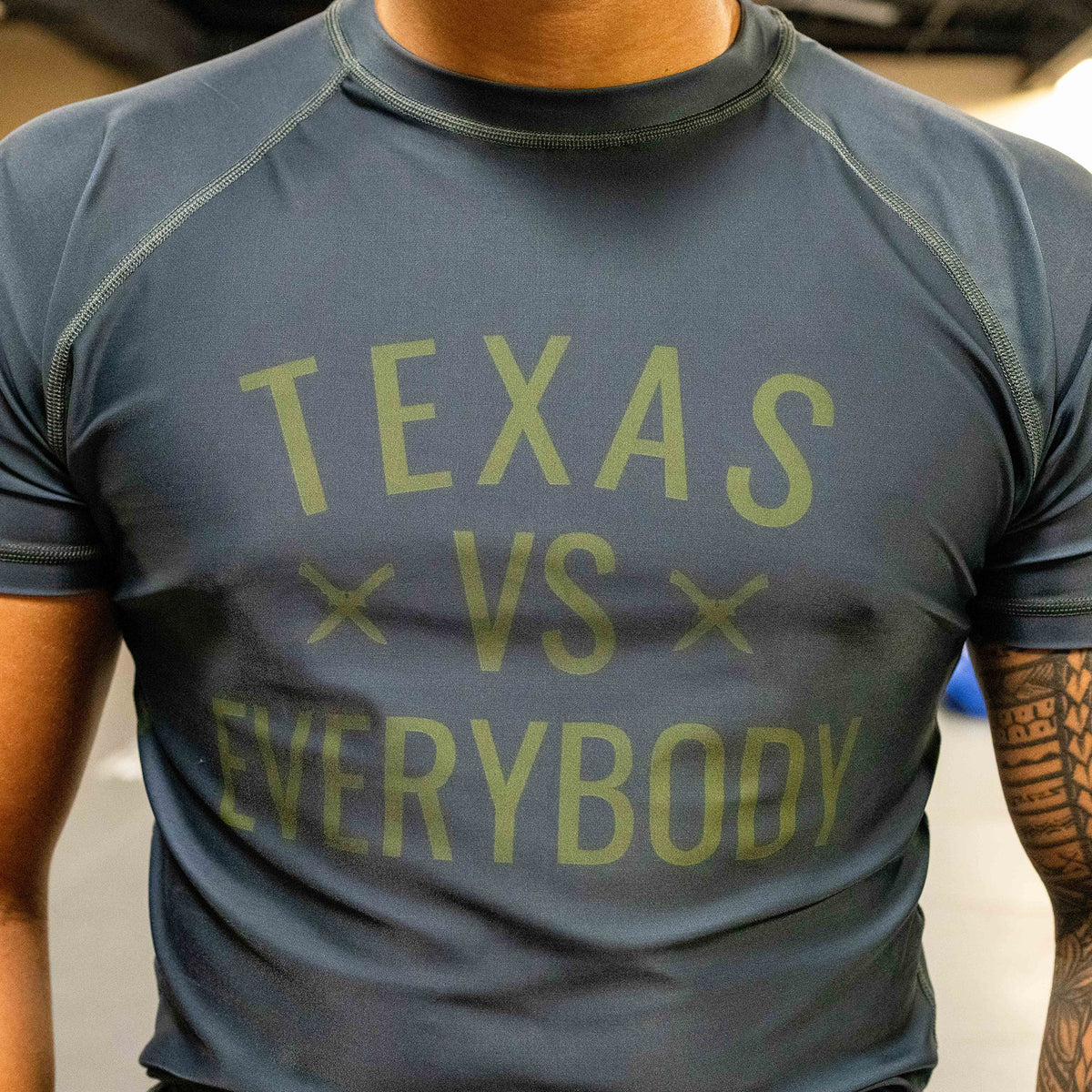 Texas vs Everybody Rashguard