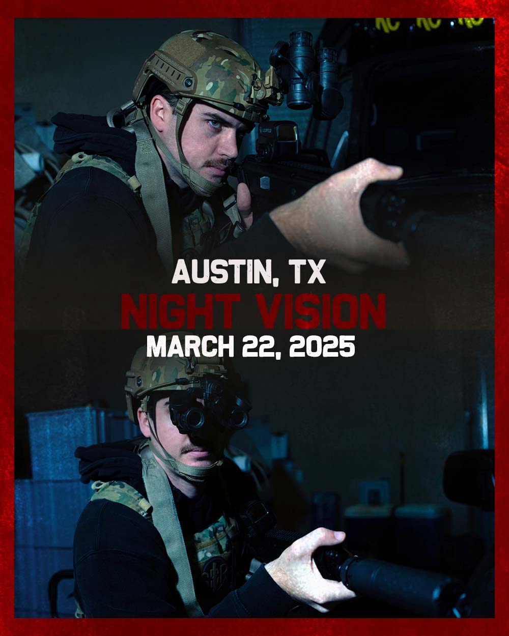 Austin, TX (Burnet) - Night Vision Blast (March 22, 2025)