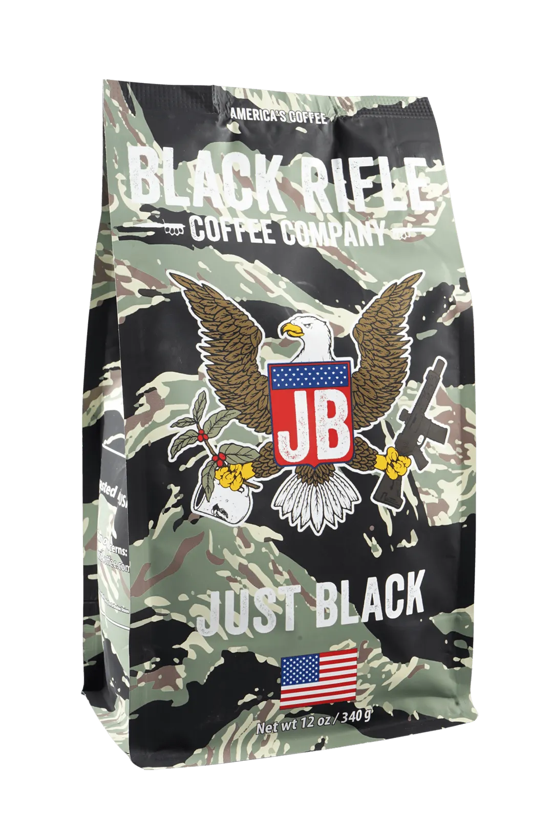 Just Black Ground Coffee by Black Rifle Coffee Company