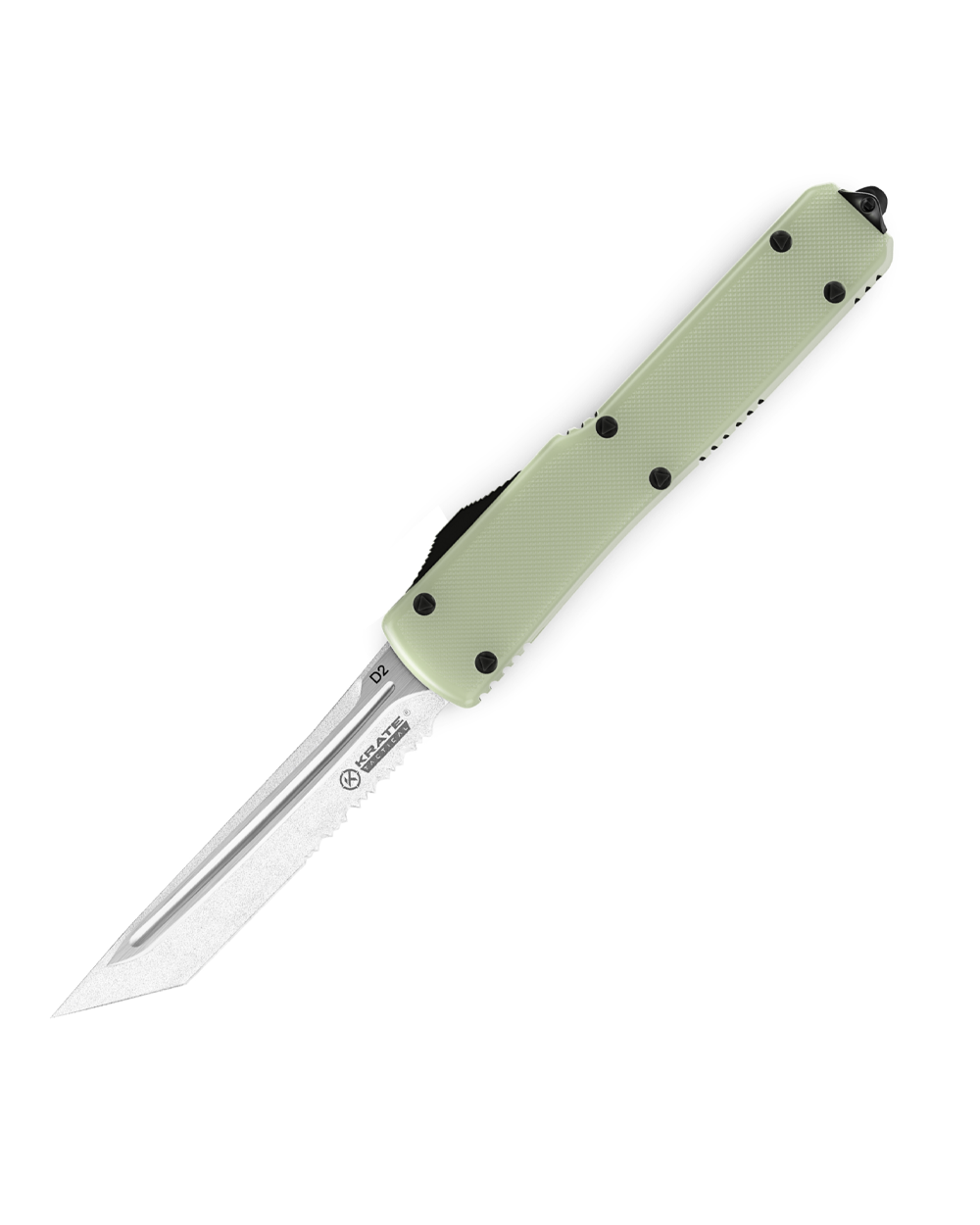 KRATE Tactical &quot;The Barracuda&quot; Jade G10 OTF Knife