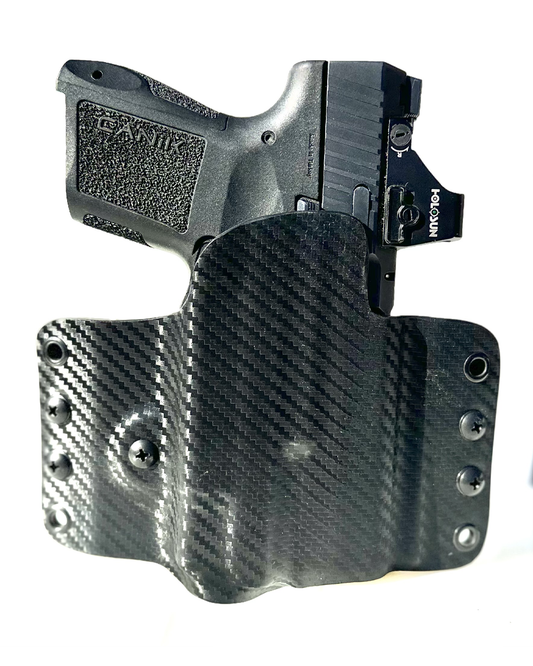 Muddy River OWB Black Carbon Fiber Kydex Holster
