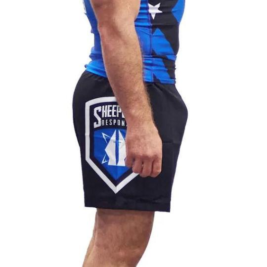 Sheepdog Response Men's Shorts Black - Blue