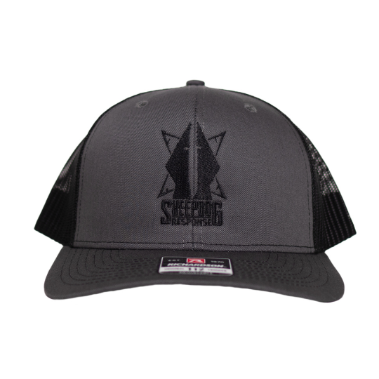 SDR Black and Charcoal Hat