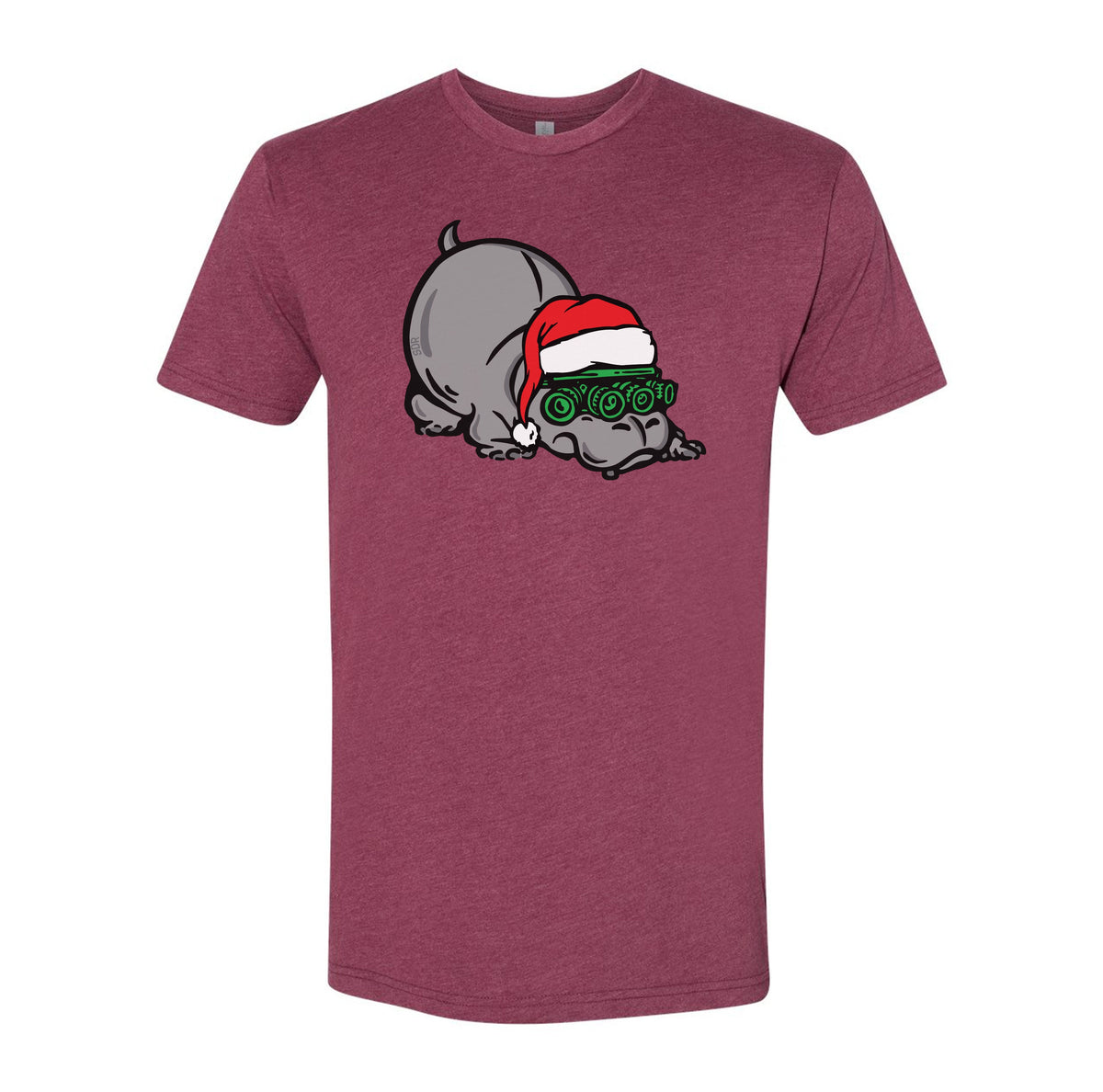 Tactical Holiday Hippo Tee