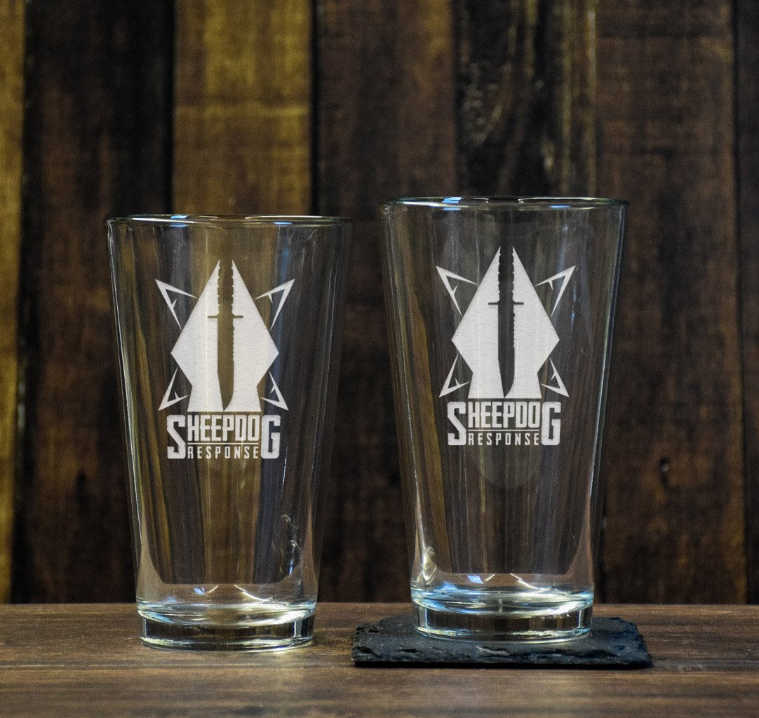 SDR Logo Pint Glass Set